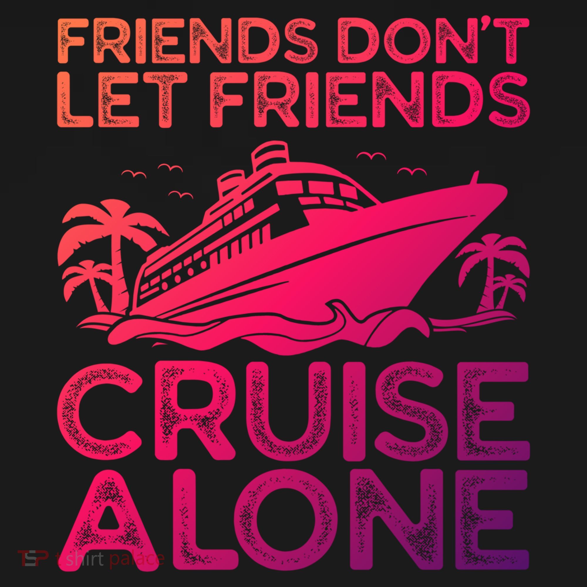 Friends Cruise Trip Summer Vacation Friends Travel Gift Women's Hoodie