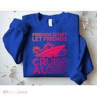 Friends Cruise Trip Summer Vacation Friends Travel Gift Sweatshirt thumb 2