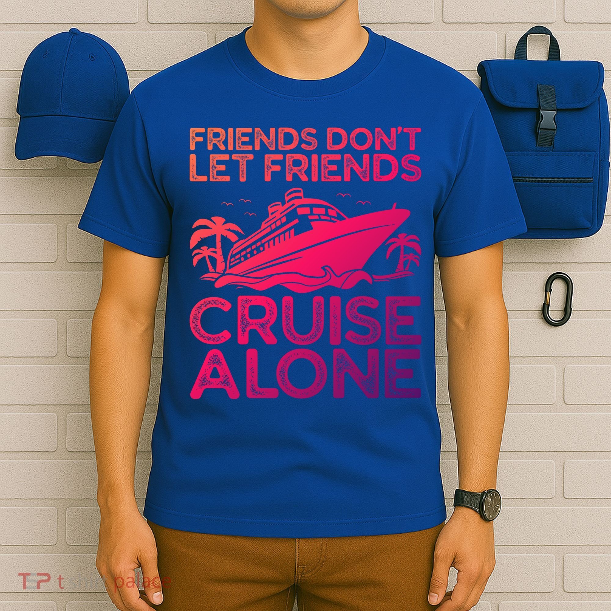 Friends Cruise Trip Summer Vacation Friends Travel Gift T-Shirt