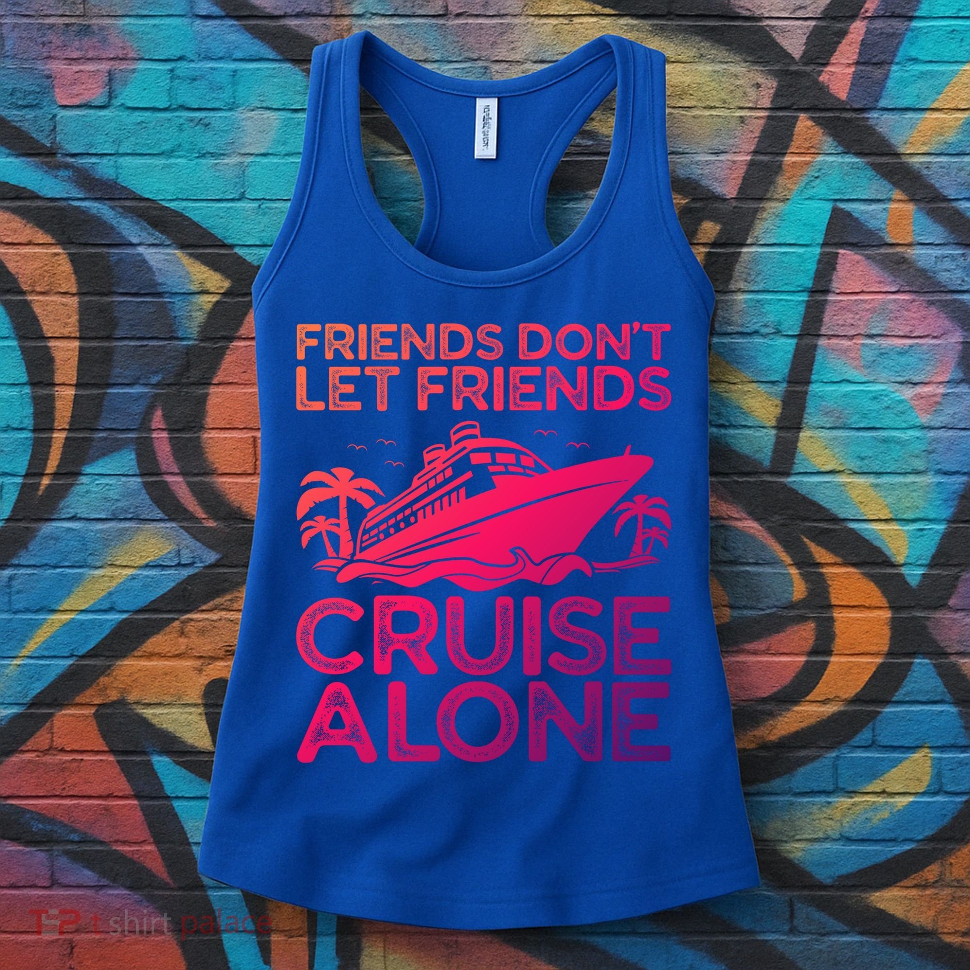 Friends Cruise Trip Summer Vacation Friends Travel Gift Women's Tank Top