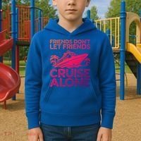 Friends Cruise Trip Summer Vacation Friends Travel Gift Kids Hoodie thumb 2