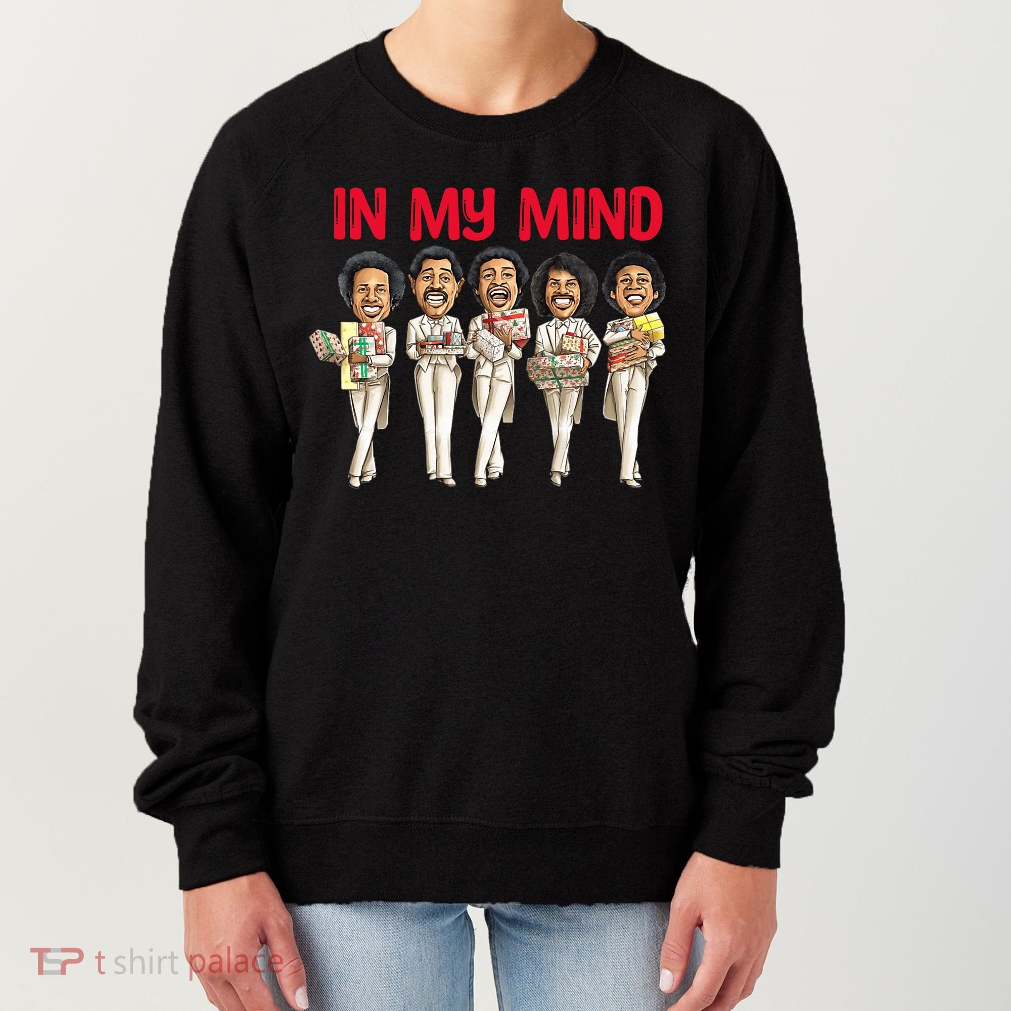 Funny Christmas Temptations_ In My Mind Silent Night Women's Sweatshirt