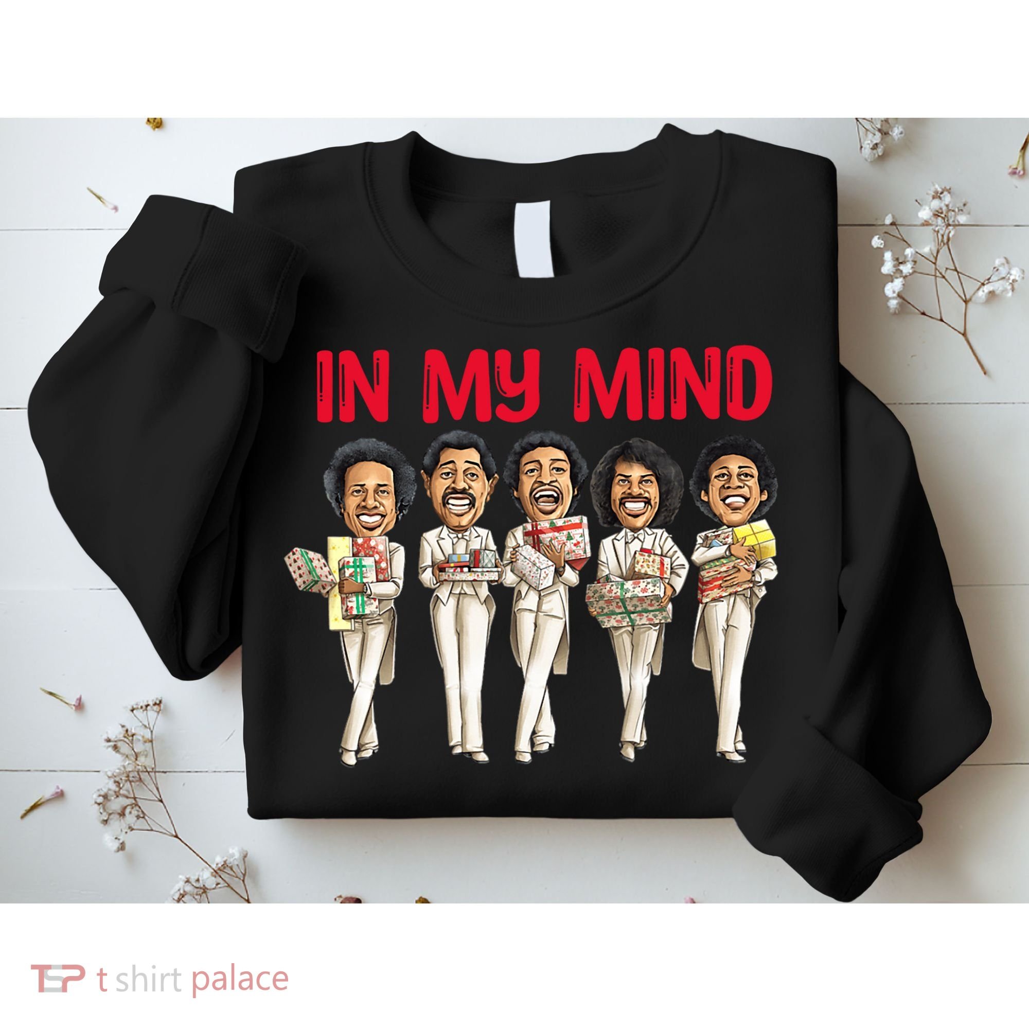 Funny Christmas Temptations_ In My Mind Silent Night Sweatshirt