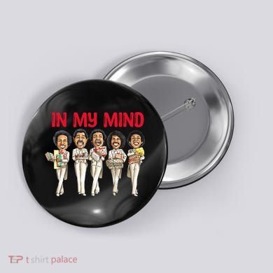 Funny Christmas Temptations_ In My Mind Silent Night Button