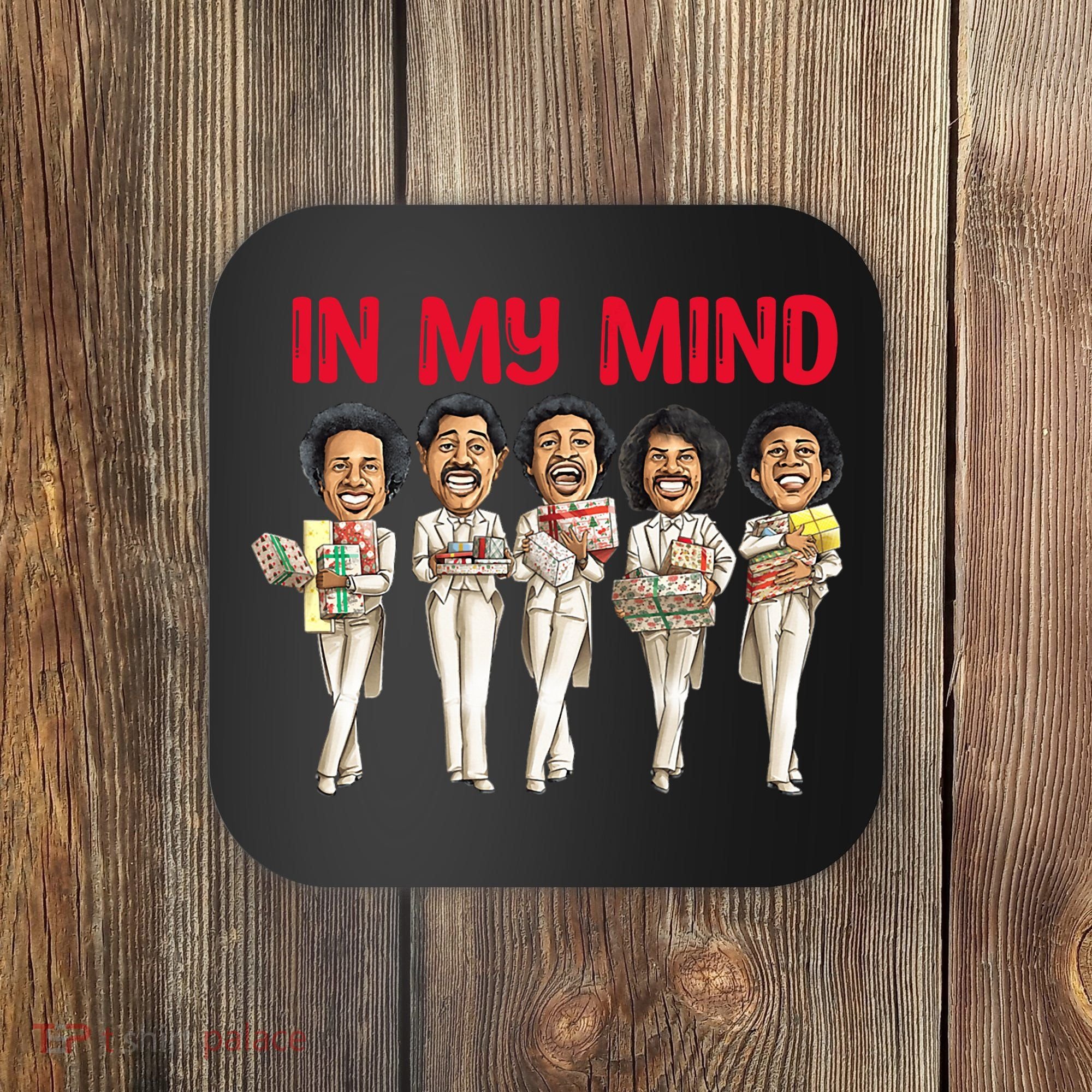 Funny Christmas Temptations_ In My Mind Silent Night Coaster
