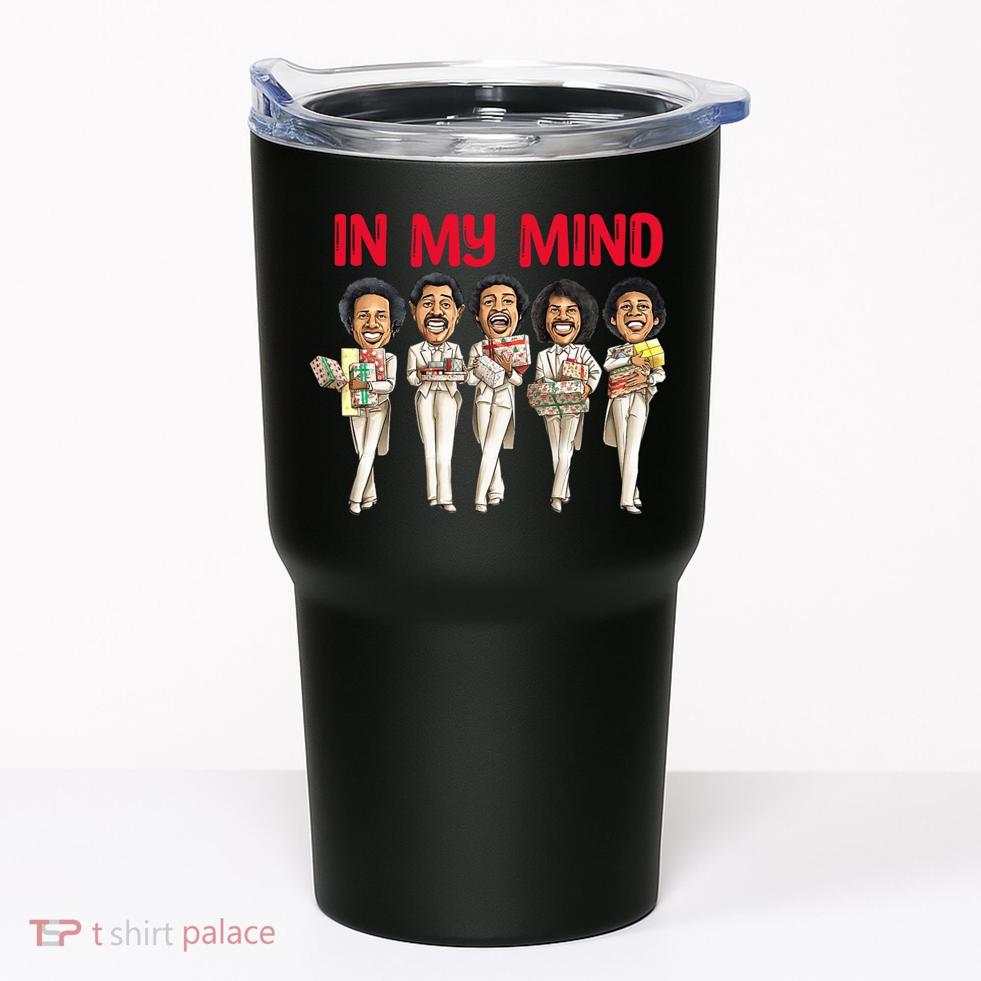 Funny Christmas Temptations_ In My Mind Silent Night Tumbler