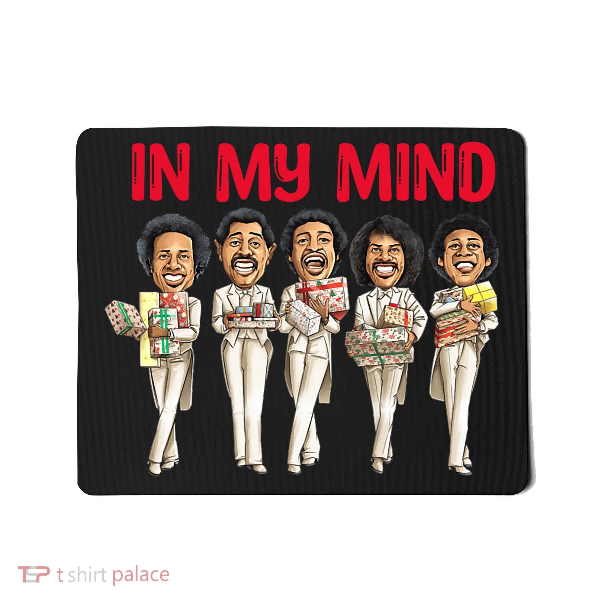 Funny Christmas Temptations_ In My Mind Silent Night Mousepad