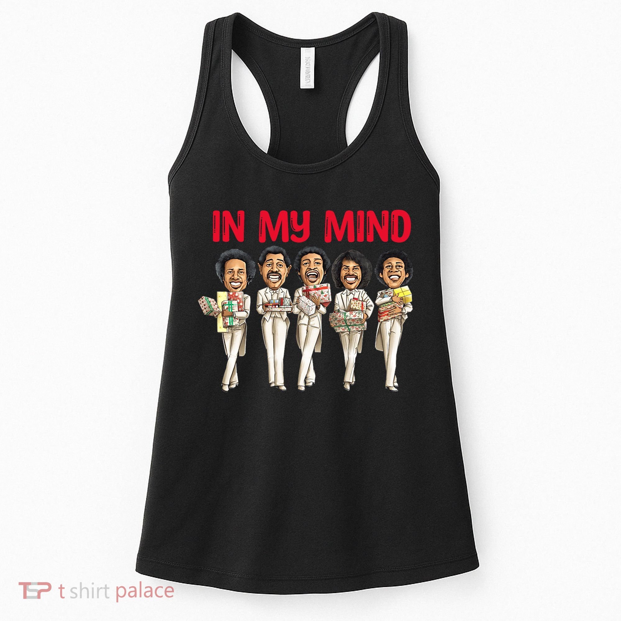 Funny Christmas Temptations_ In My Mind Silent Night Women's Tank Top