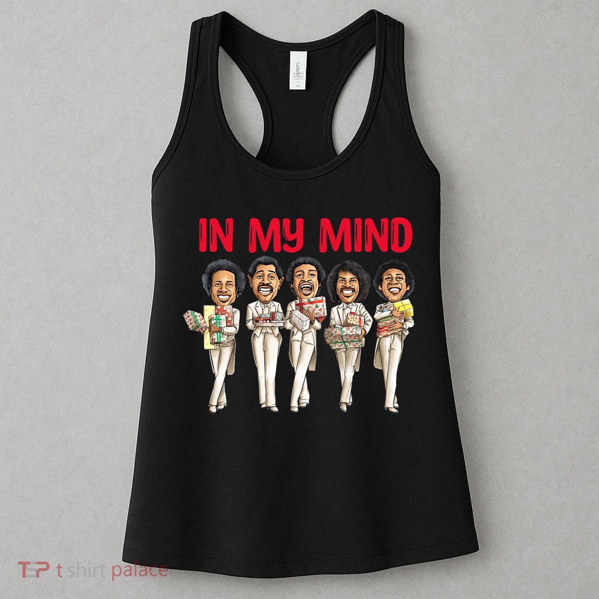 Funny Christmas Temptations_ In My Mind Silent Night Women's Tank Top