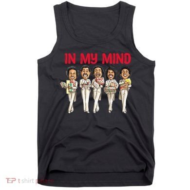 Funny Christmas Temptations_ In My Mind Silent Night Tank Top