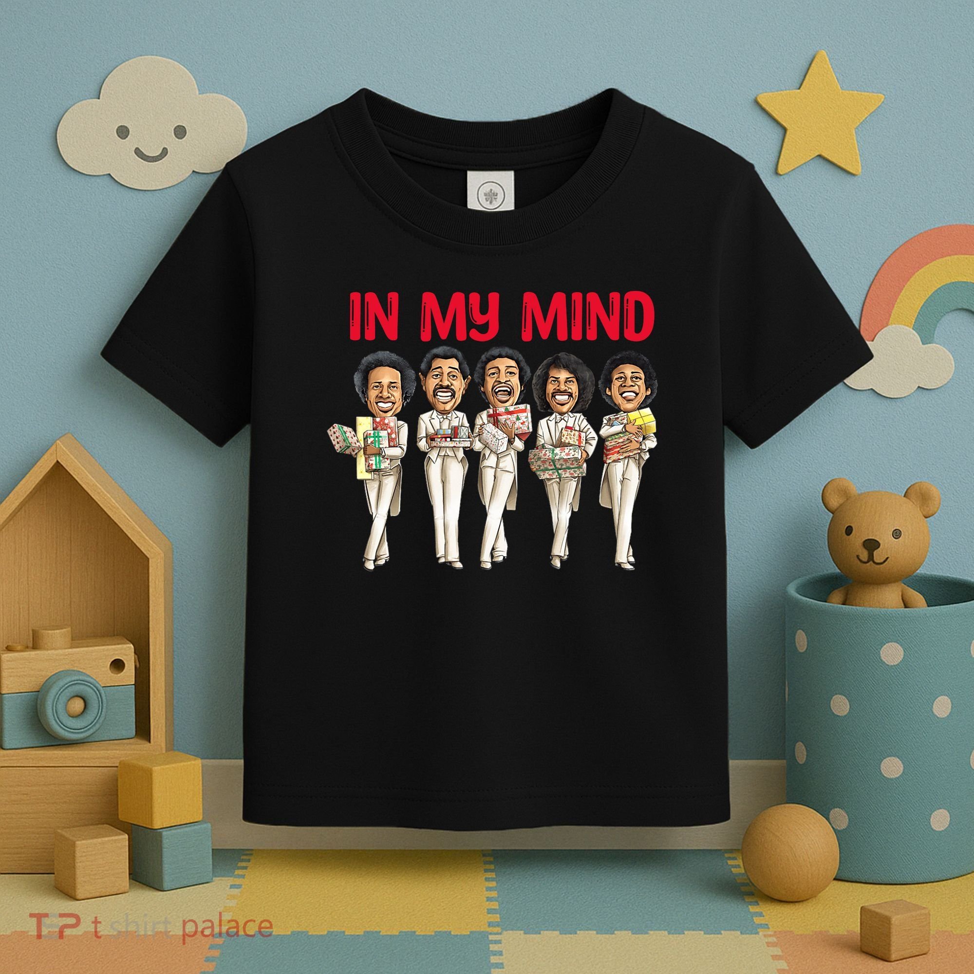 Funny Christmas Temptations_ In My Mind Silent Night Toddler T-Shirt