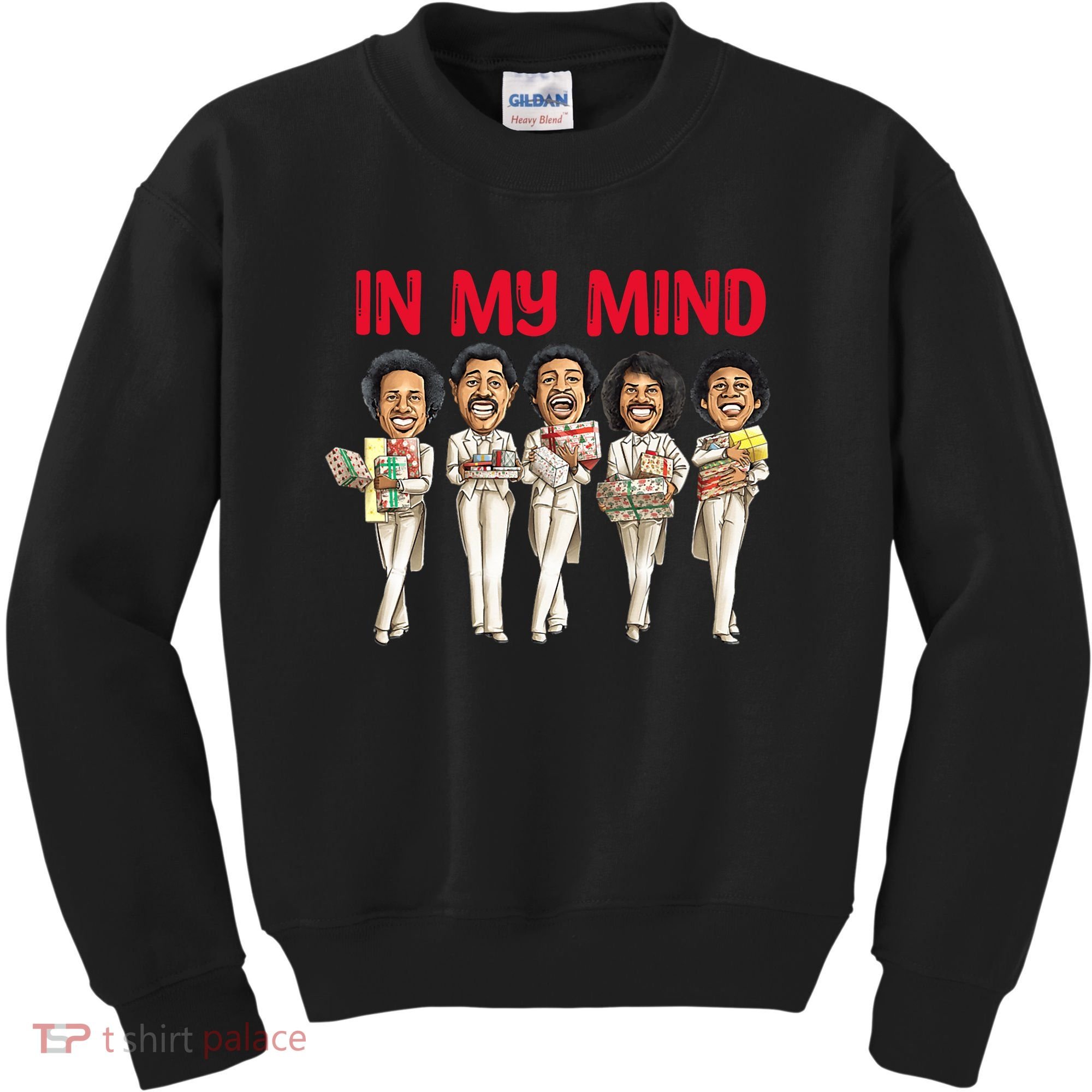 Funny Christmas Temptations_ In My Mind Silent Night Kids Sweatshirt