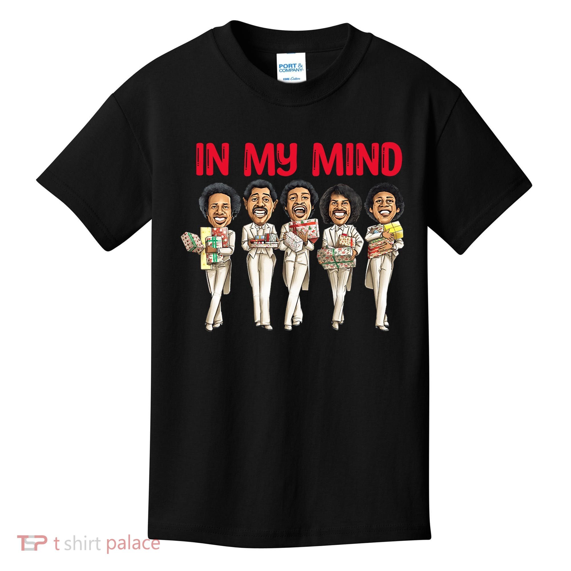 Funny Christmas Temptations_ In My Mind Silent Night Kids T-Shirt
