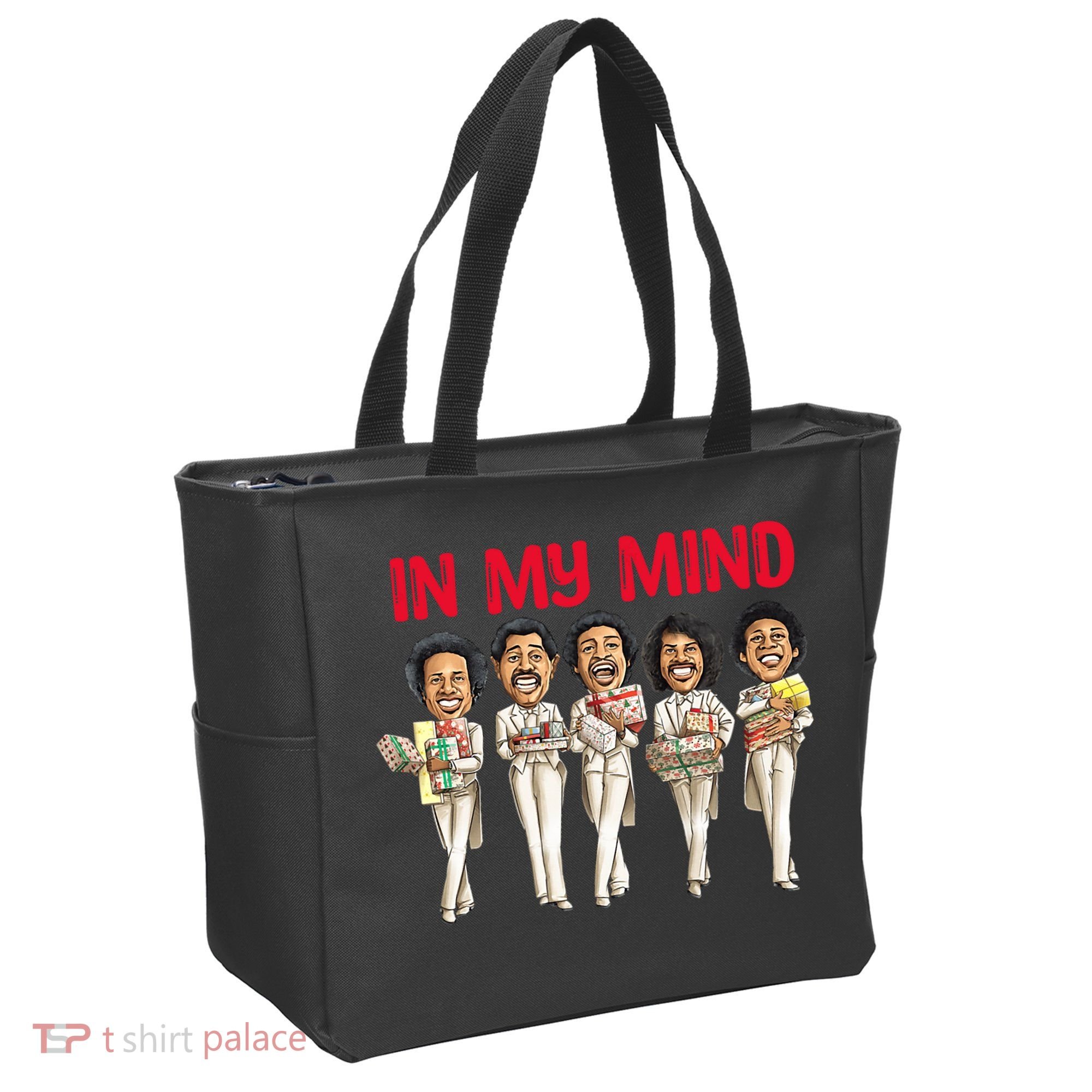 Funny Christmas Temptations_ In My Mind Silent Night Tote Bag