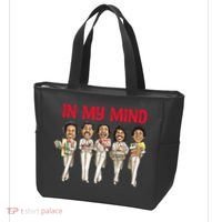 Funny Christmas Temptations_ In My Mind Silent Night Tote Bag thumb 3