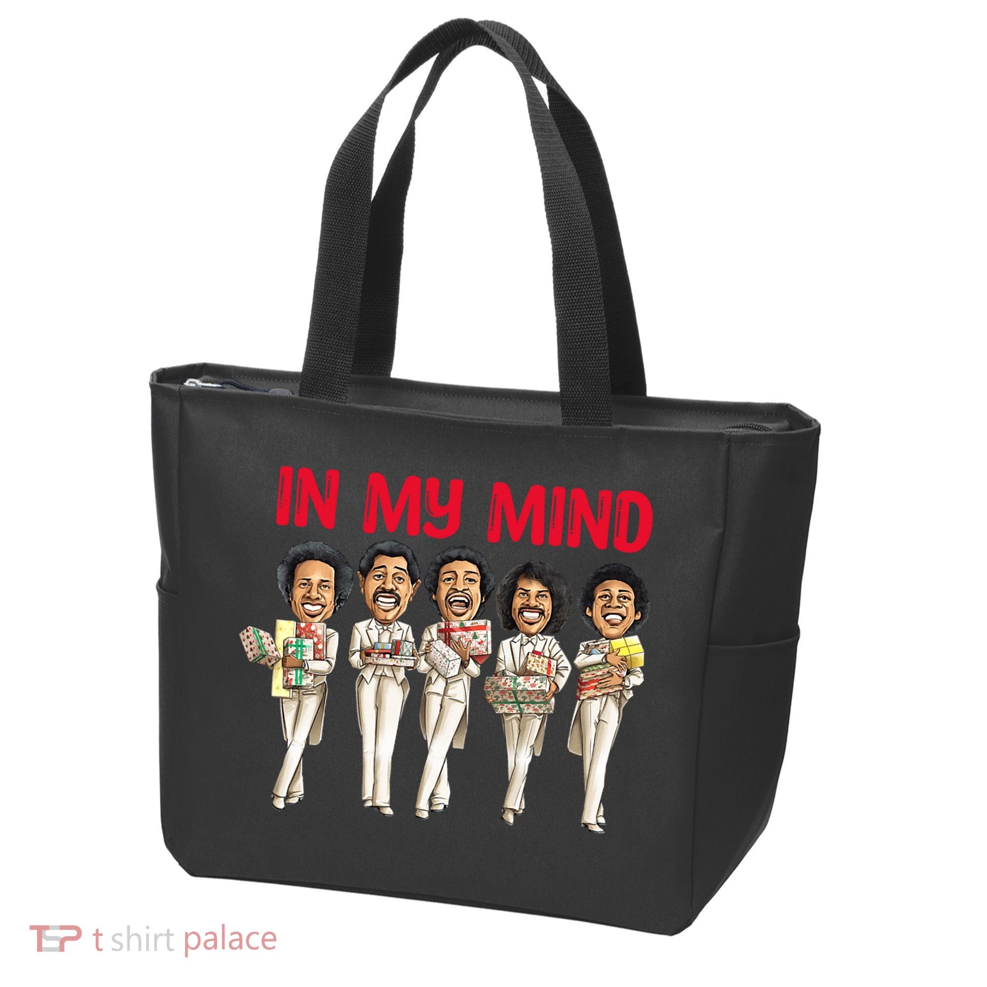 Funny Christmas Temptations_ In My Mind Silent Night Tote Bag