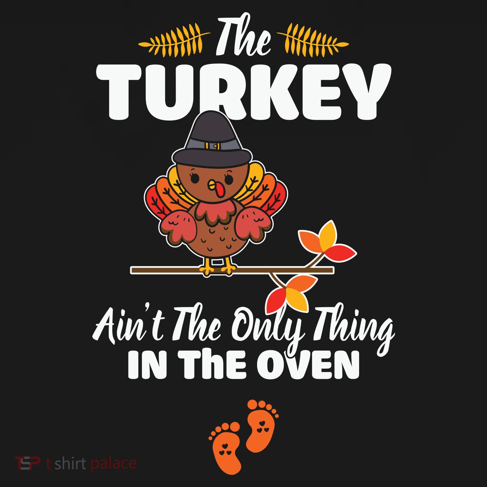 Funny Cute The Turkey Ain't The Only Thing In The Oven Turkey Women's Tank Top