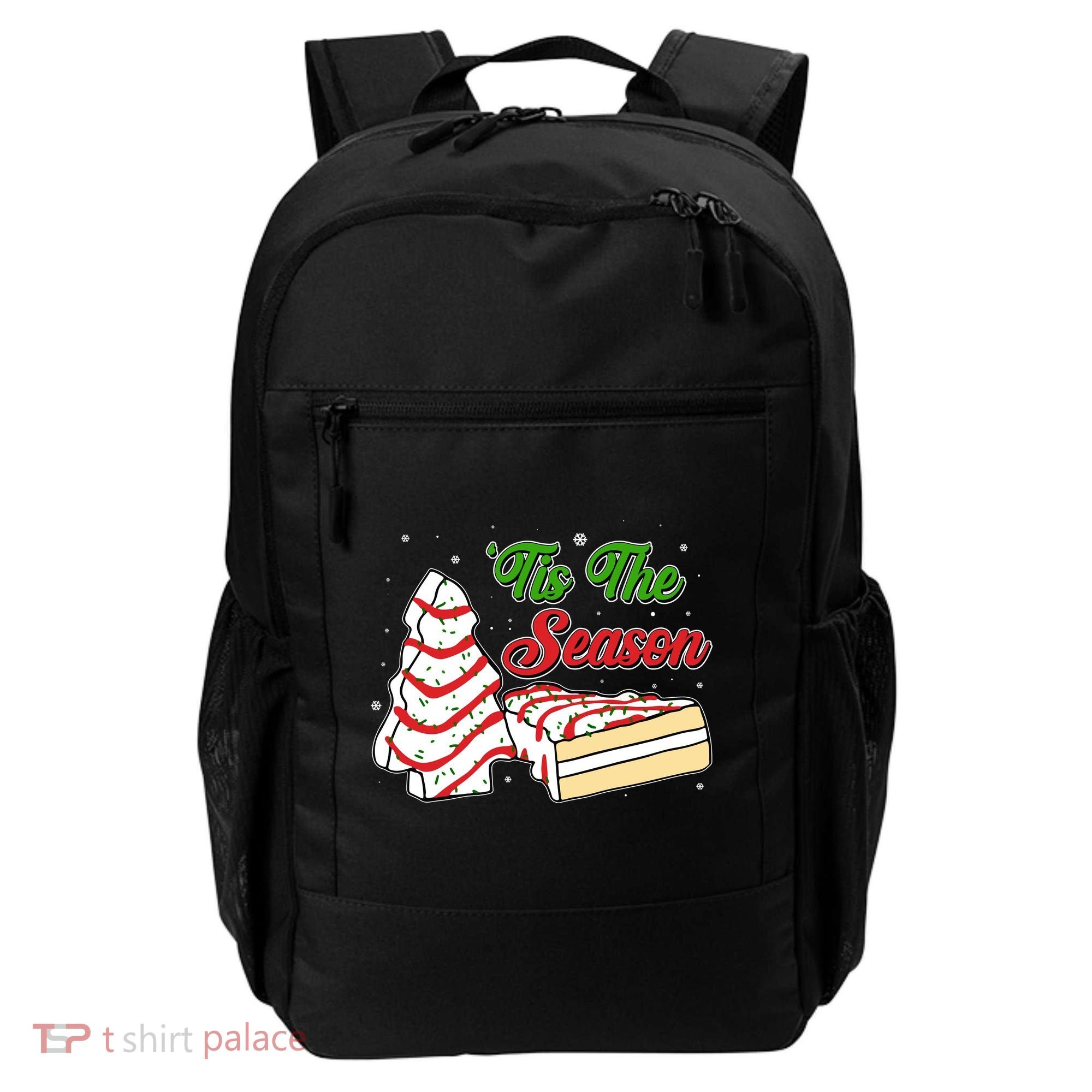 Funny Christmas Tis The Season Tree Cakes Backpack