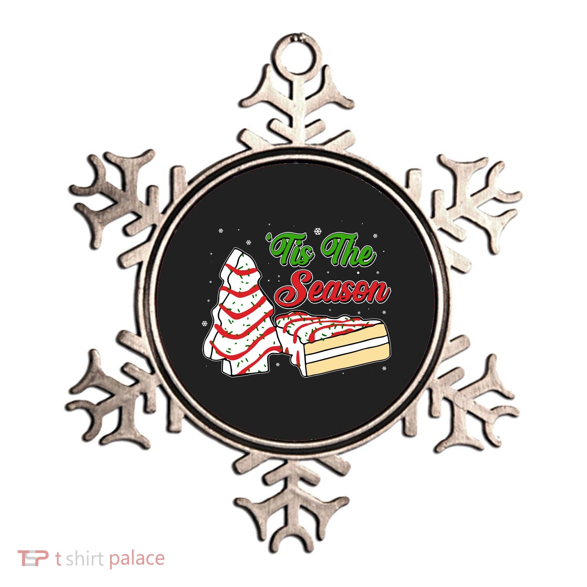 Funny Christmas Tis The Season Tree Cakes Ornament