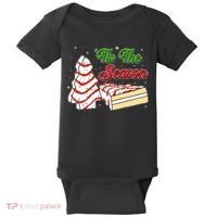 Funny Christmas Tis The Season Tree Cakes Baby Bodysuit thumb 0