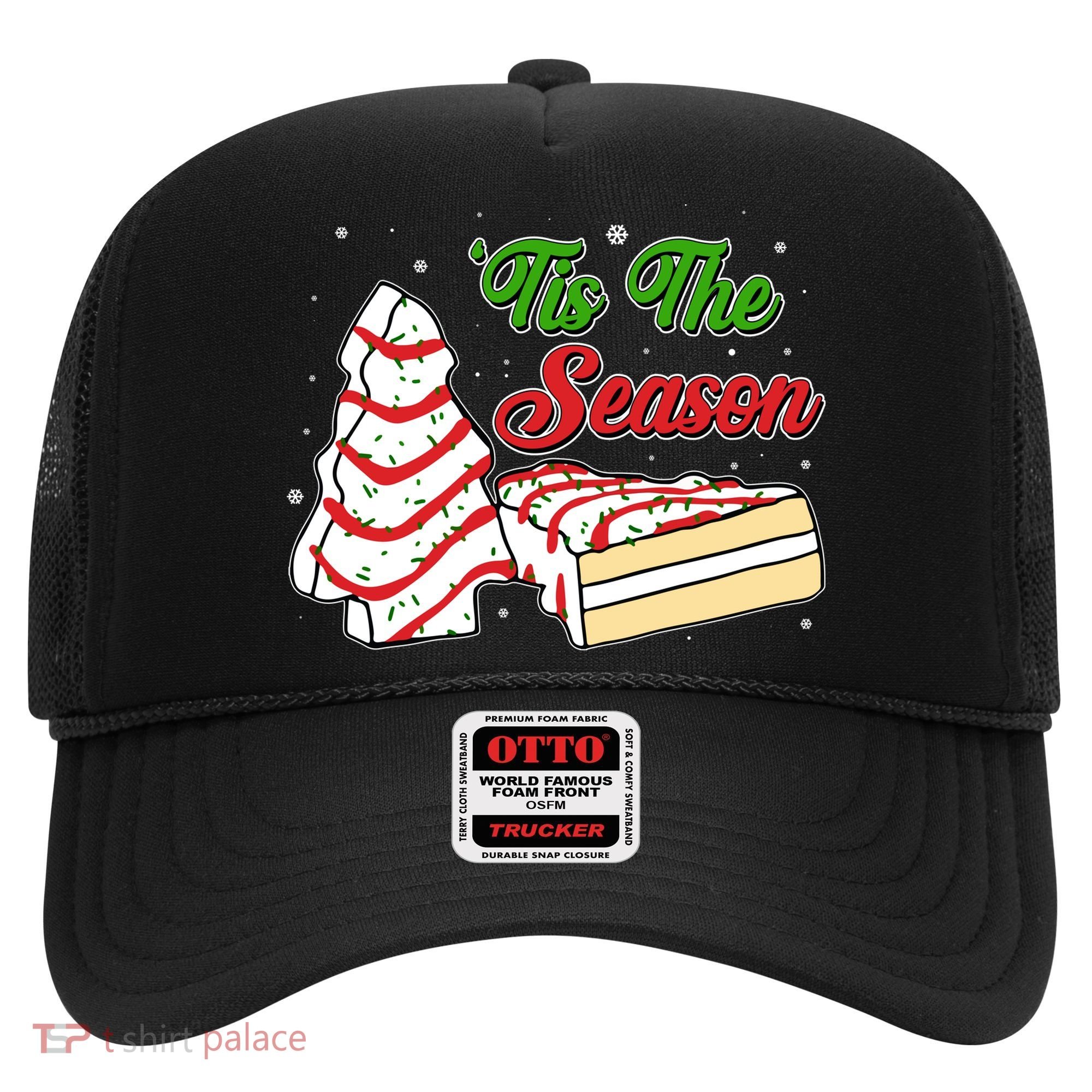 Funny Christmas Tis The Season Tree Cakes Hat