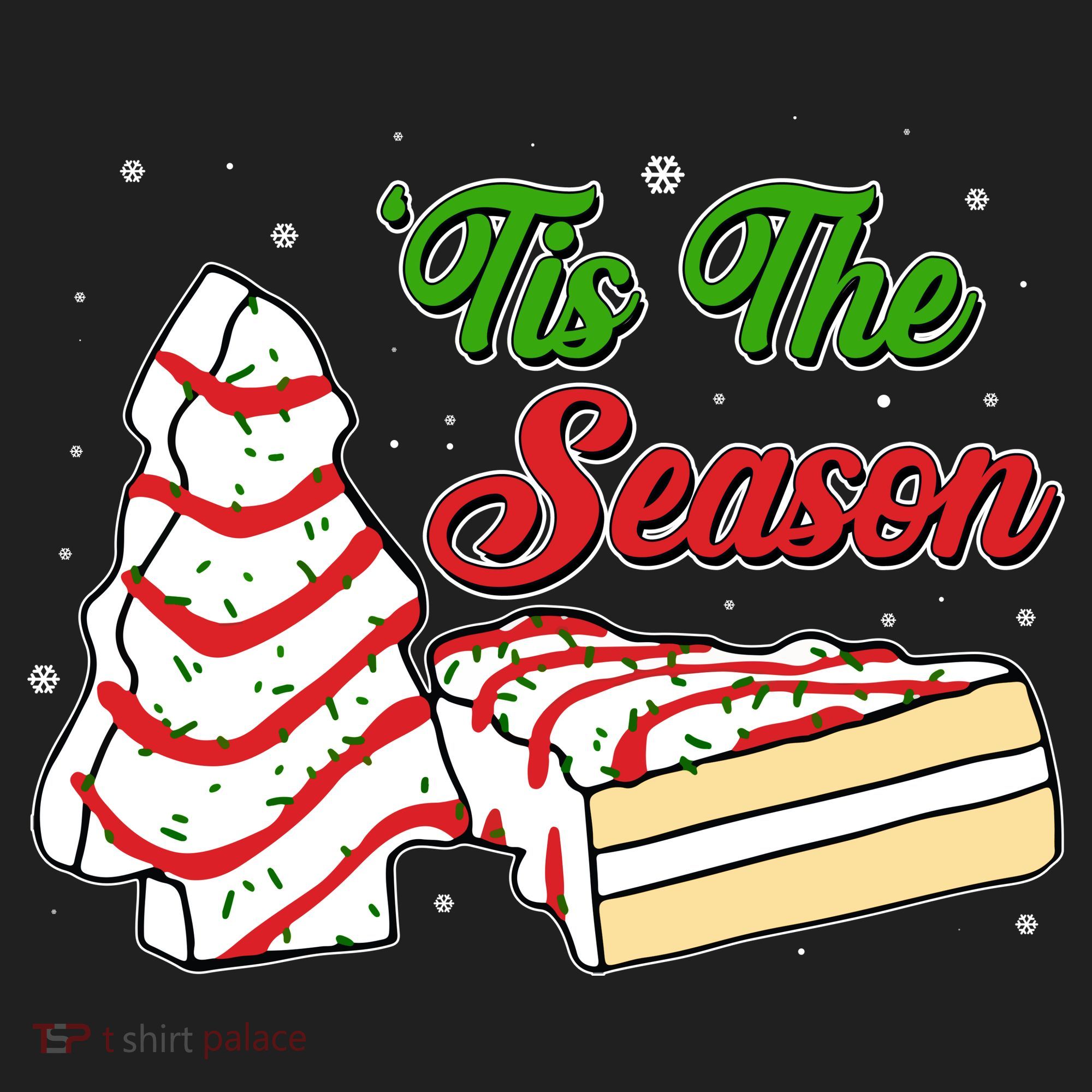 Funny Christmas Tis The Season Tree Cakes Hat