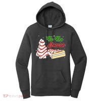 Funny Christmas Tis The Season Tree Cakes Women's Hoodie thumb 0