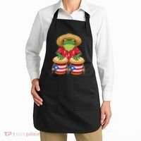 Frog Coqui Taino Boricua Puerto Rico Flag Apron thumb 2