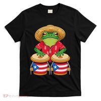 Frog Coqui Taino Boricua Puerto Rico Flag T-Shirt thumb 0