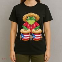 Frog Coqui Taino Boricua Puerto Rico Flag T-Shirt thumb 4
