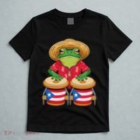 Frog Coqui Taino Boricua Puerto Rico Flag T-Shirt thumb 5
