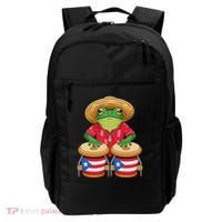 Frog Coqui Taino Boricua Puerto Rico Flag Backpack thumb 0