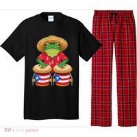 Frog Coqui Taino Boricua Puerto Rico Flag Pajama Set thumb 0