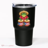 Frog Coqui Taino Boricua Puerto Rico Flag Tumbler thumb 0