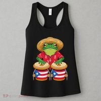 Frog Coqui Taino Boricua Puerto Rico Flag Women's Tank Top thumb 3