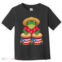Frog Coqui Taino Boricua Puerto Rico Flag Toddler T-Shirt thumb 0