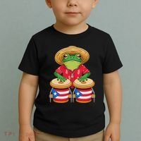 Frog Coqui Taino Boricua Puerto Rico Flag Toddler T-Shirt thumb 2