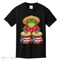 Frog Coqui Taino Boricua Puerto Rico Flag Kids T-Shirt thumb 0