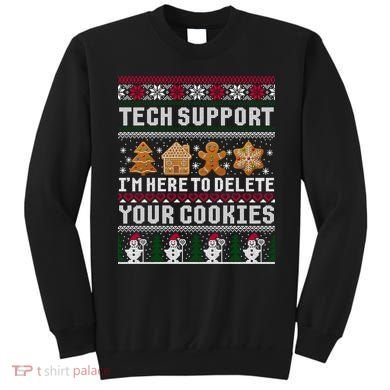 Funny Christmas Tech Support Shirt Computer Programmer Gift Sweatshirt