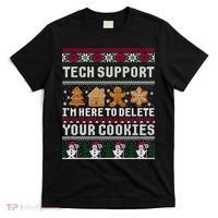 Funny Christmas Tech Support Shirt Computer Programmer Gift T-Shirt thumb 0