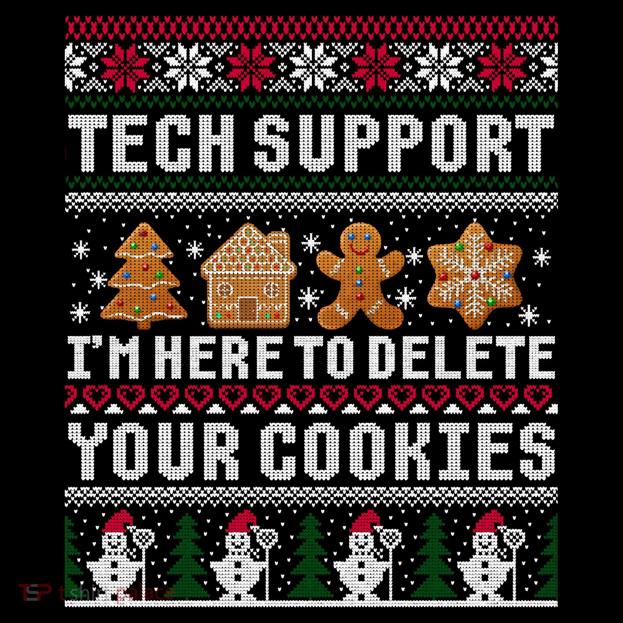 Funny Christmas Tech Support Shirt Computer Programmer Gift Backpack