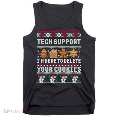 Funny Christmas Tech Support Shirt Computer Programmer Gift Tank Top