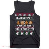 Funny Christmas Tech Support Shirt Computer Programmer Gift Tank Top thumb 0