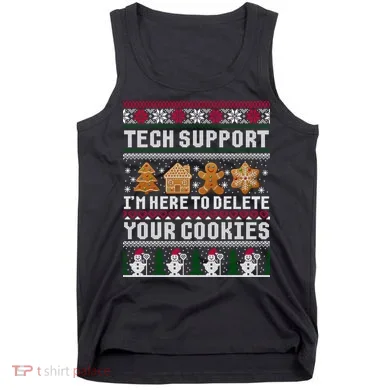 Funny Christmas Tech Support Shirt Computer Programmer Gift Tank Top