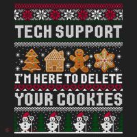 Funny Christmas Tech Support Shirt Computer Programmer Gift Golf Towel thumb 3