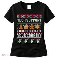 Funny Christmas Tech Support Shirt Computer Programmer Gift Women's T-Shirt thumb 0