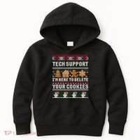 Funny Christmas Tech Support Shirt Computer Programmer Gift Kids Hoodie thumb 0
