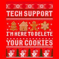 Funny Christmas Tech Support Shirt Computer Programmer Gift Santa Hat thumb 1