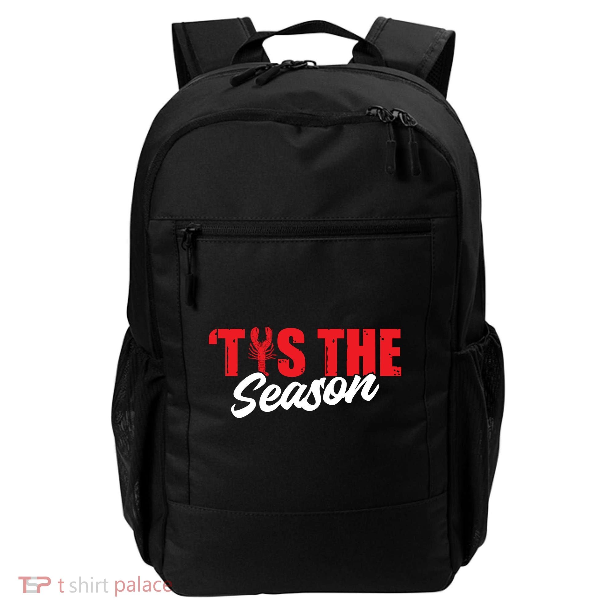 Funny Crayfish Tis The Season Crawfish Boil Cute Gift Backpack