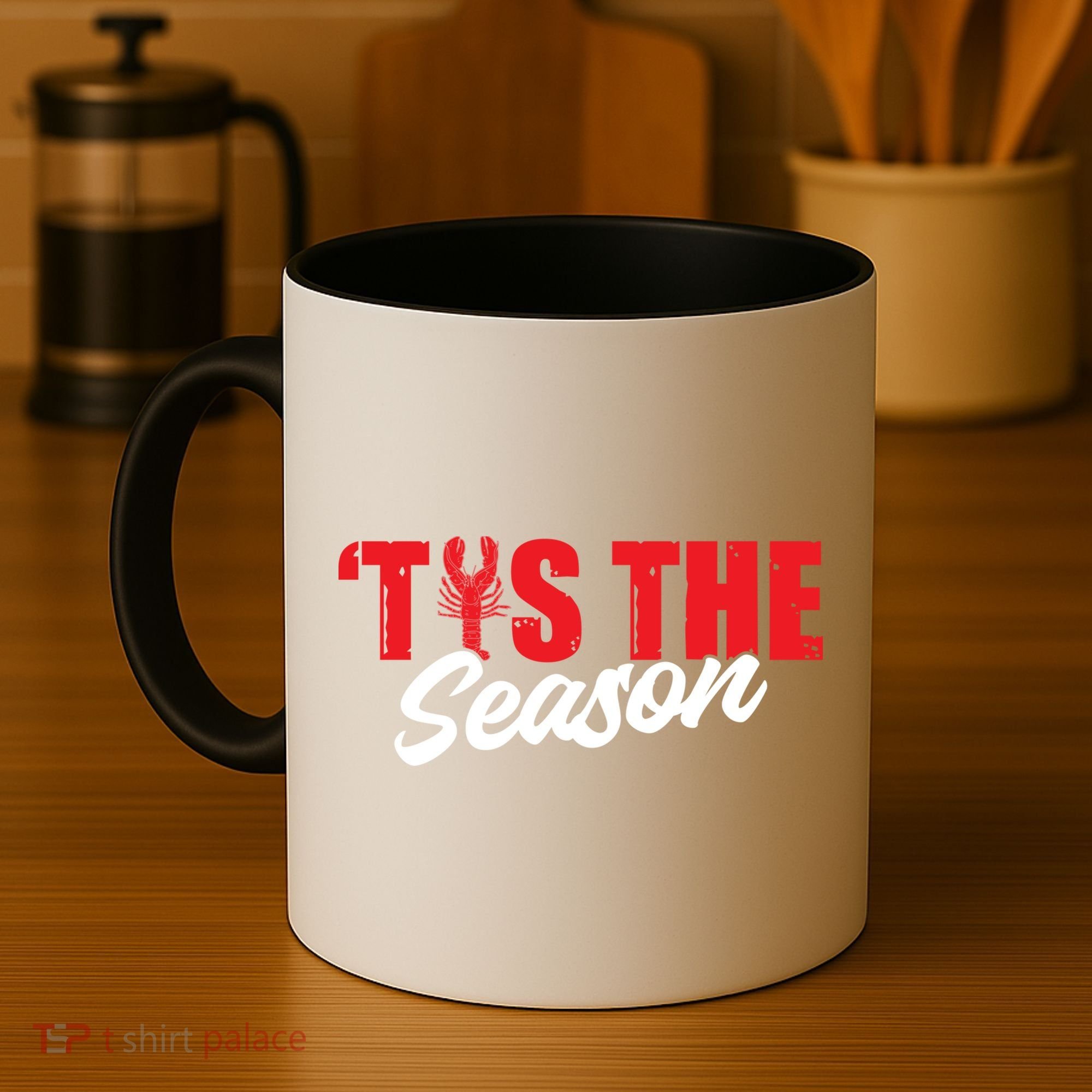 Funny Crayfish Tis The Season Crawfish Boil Cute Gift Coffee Mug